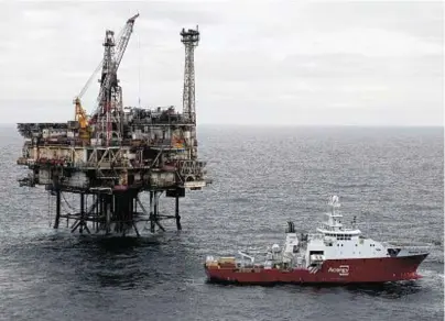  ??  ?? BUOYANT: Apache has said it intends to invest in the North Sea this year