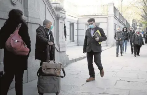  ?? EP ?? El diputado de ERC, Joan Josep Nuet, a su llegada ayer al Tribunal Supremo en Madrid