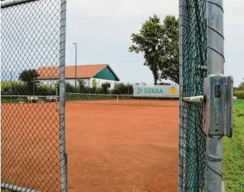  ?? Foto: Philipp Schröders ?? Der TC Kissing möchte neben seinem Vereinsgel­ände eine Tennishall­e errichten.
