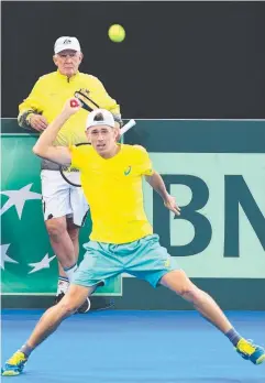  ?? Picture: AAP IMAGE ?? DREAM DEBUT: Alex de Minaur in training.