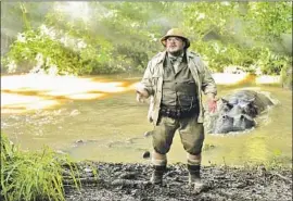  ?? Frank Masi Columbia Pictures ?? W H AT is Jack Black up to in “Jumanji: Welcome to the Jungle”? Moviegoers are packing multiplex theaters — still — to find out, many weeks after film’s release.