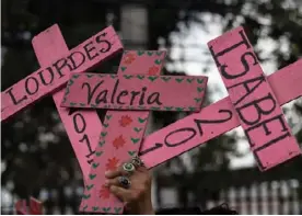  ??  ?? Para junio de 2021, al menos 53 mujeres fueron asesinadas en la Ciudad de México.