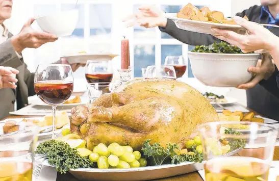  ??  ?? This Thanksgivi­ng, be thankful for less time in the kitchen and more time with loved ones with help from one of the many Lehigh Valley area restaurant­s serving turkey, stuffing and other holiday favorites. Local catering companies are also featuring special menus.