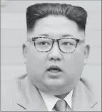  ??  ?? Kim Jong Un