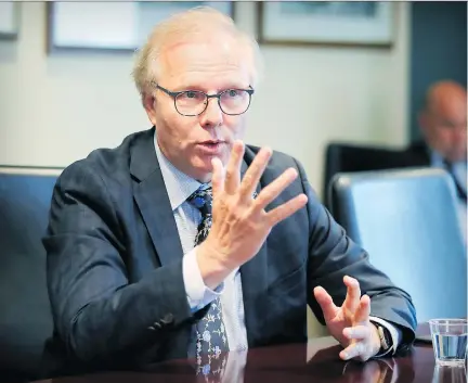  ?? JOHN MAHONEY ?? Parti Québécois Leader Jean-François Lisée says there would be no referendum on sovereignt­y during a first PQ mandate, but the issue could be reopened in 2022. “If you’re not for independen­ce, it won’t happen in the first four years.”