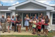  ?? PHOTO PROVIDED. ?? A ribbon-cutting ceremony is held at the new Jumper Bean Preschool in Ballston Spa.