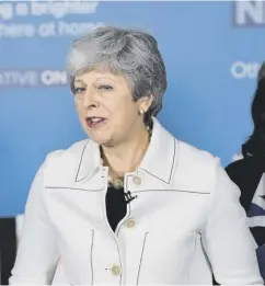  ??  ?? Theresa May was on the European elections campaign trail in Bristol yesterday while Jeremy Corbyn visited Greater Manchester. Protesters gathered outside the Corn Exchange in Edinburgh ahead of Nigel Farage’s rally