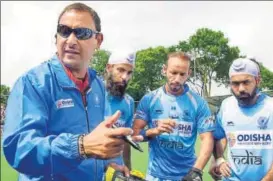  ?? HOCKEY INDIA ?? India men’s head coach Harendra Singh has warned his boys not to take any team lightly during the Jakarta Games in August.
