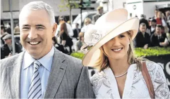  ?? PHOTO: STEVE HUMPHREYS ?? Seán Dunne says his sole source of income is from work for a company in which his wife, Gayle Killilea, is involved.