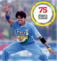  ?? PTI ?? Indian pace bowler Sreesanth said his first target would be to play games for Glenrothes in the Scottish league. —