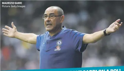  ?? Picture: Getty Images ?? MAURIZIO SARRI