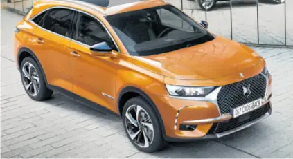  ??  ?? DS 7 Crossback Prvi i dugo očekivan SUV model DS-a dug je 457 cm, a nudi luksuznu opremu. Top izvedbu pokreće hibrid s 300 konja