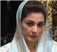  ??  ?? Maryam Nawaz