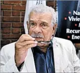  ?? JEFFREY ARGUEDAS/EPA 2012 ?? Derek Walcott, the 1992 Nobel Prize winner in literature, captured the essence of his native Caribbean.