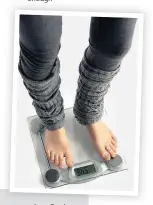  ??  ?? Underneath the drive to lose weight or stay slim is a feeling of never quite measuring up, never being good enough
