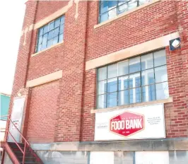  ??  ?? The Moose Jaw and District Food Bank is well on its way to reaching its fundraisin­g goals for the move to their new facility.
