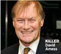  ?? ?? KILLED David Amess