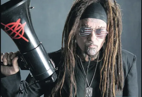  ?? PHIL PARMET ?? Controvers­y is nothing new to Ministry, and its latest album, AmeriKKKan­t, is striking a nerve with people, says frontman Al Jourgensen.