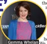  ??  ?? Gemma Whelan