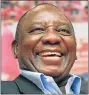  ??  ?? CYRIL RAMAPHOSA