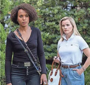  ?? HULU ?? Kerry Washington, left, was nominated for Hulu’s “Little Fires Everywhere,” but co-star Reese Witherspoo­n was shut out.