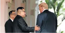  ?? /AFP ?? Willing to revive talks: North Korea’s leader Kim Jong-un says he wants to complete the nuclear disarmamen­t of the Korean Peninsula during US President Donald Trump’s term in office.