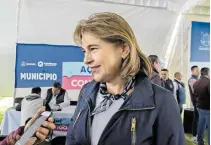  ?? CESAR ORTIZ ?? Norma Mejía Lira, presidenta del DIF Tequisquia­pan