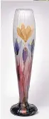  ??  ?? Emile Gallé’s “Autumn Crocus” Vase, ca. 1900.