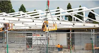  ?? VANESSA LAURIE/ STUFF ?? Yarrow Stadium still resembles a constructi­on site more than a sports ground.