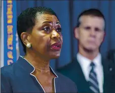  ?? KARL MONDON — STAFF ARCHIVES ?? Contra Costa County District Attorney Diana Becton speaks at the U.S. Attorney’s Office in San Francisco on Sept. 15, 2020.