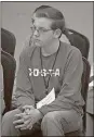  ??  ?? ABOVE: Coosa Middle School eighth-grader Taylor Wilson (left) and Rome Middle School seventh-grader Aiden West (right) compete among the top spellers in Northwest Georgia.
BELOW: Region 1 Spelling Bee officials look over rules during the finals at...