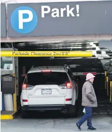  ??  ?? Victoria city staff are recommendi­ng that long-term parking rates in city-owned parkades and lots be increased.