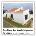  ?? FOTO: CRIMINAL POLICE ?? Das Haus des Verdächtig­en nahe Lagos.