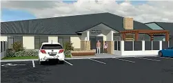  ??  ?? The 22-bed unit is being built at Beattie Home in O¯ torohanga, and should be finished by late May 2021.