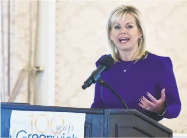  ?? Tyler Sizemore / Hearst Newspapers ?? Author and former news anchor Gretchen Carlson says the climate about harassment is changing. “More and more women are coming forward and saying, ‘Enough is enough.’ ”