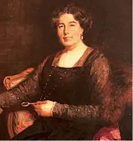  ??  ?? A portrait of Florence in 1917 – the year she was made a director of the firm