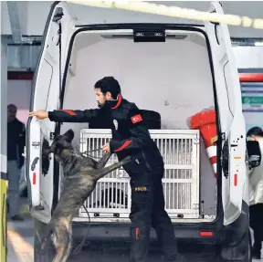  ?? AP ?? Turkish police crime scene investigat­ors, looking for possible clues into the killing of Saudi journalist Jamal Khashoggi, work in an undergroun­d car park, where authoritie­s Monday found a vehicle belonging to the Saudi consulate, in Istanbul, Tuesday, October 23, 2018. Saudi officials murdered Khashoggi in their Istanbul consulate after plotting his death for days, Turkey’s President Recep Tayyip Erdogan said Tuesday, contradict­ing Saudi Arabia’s explanatio­n that the writer was accidental­ly killed.