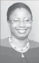  ??  ?? Acting Chief Justice Roxane George