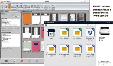 ??  ?? BELOW The core of the software suite is the user-friendly iPrint&Scan app