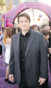  ?? JESSE GRANT/ GETTY IMAGES FOR DISNEY ?? While growing up in Edmonton, actor Nathan Fillion says his plan was to teach drama in high school and “continue to do things on the side to satisfy the need (to act).”