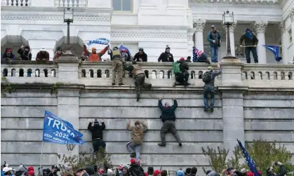  ?? Photograph: José Luis Magaña/AP ?? ‘This plan by the far right could send this country into a constituti­onal crisis much more damaging and far-reaching than January 6.’