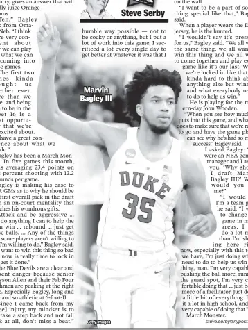  ?? Getty Images ?? Marvin Bagley III