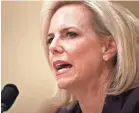  ?? JACK GRUBER/USA TODAY ?? Kirstjen Nielsen told lawmakers the administra­tion’s goal was strictly to enforce the law.