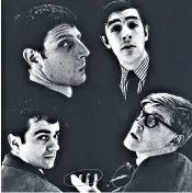  ??  ?? Miller, top left, with Peter Cook, Dudley Moore and Alan Bennett