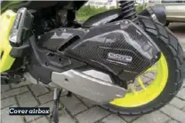  ??  ?? Cover airbox