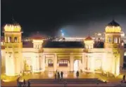  ?? TWITTER ?? A view of Gurdwara Darbar Sahib, ahead of the planned inaugurati­on of the Kartarpur corridor on November 9. The pictures were shared by Pakistan Prime Minister Imran Khan on his official Twitter account, saying, ‘Kartarpur (is) ready to welcome Sikh pilgrims’.