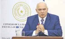  ??  ?? Juan Carlos Paredes, uno de los candidatos a la terna de Corte.