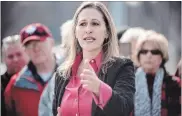  ?? METROLAND FILE PHOTO ?? Ward 2 Councillor Marianne Meed Ward is upset at the ‘ugliness’ of attack ads linked to Peter Rusin, a candidate for Ward 3.