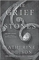  ?? TRIUMPH BOOKS SCHOLASTIC ?? Left to right: The Grief of Stones. By Katherine Addison. TOR The Real Hank Aaron: An Intimate Look at the Life and Legacy of the Home Run King. By Terence Moore. Miss Quinces. By Kat Fajardo.