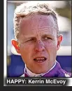  ?? ?? HAPPY: Kerrin McEvoy